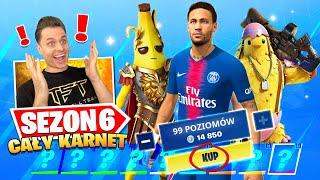 Kupiłem 100 STOPNI w SEZONIE 6! + Neymar Jr + Nowy EVENT w Fortntie!