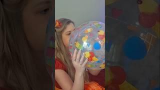 ASMR Beach Ball Inflation  #asmr #beachballasmr #shorts