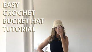 EASY Crochet Bucket Hat Tutorial | DIY