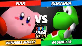 SSC 2022 Winners Finals - Nax (Kirby) Vs. Kurabba (Yoshi) Smash 64 Tournament