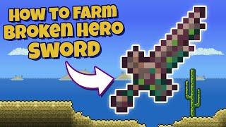 How to farm Broken Hero Sword in Terraria