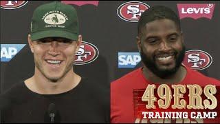 Hargrave, McCaffrey Talk Getting Better 'Day by Day' | 49ers