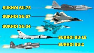 La evolución de los CAZAS SUKHOI rusos: Del Su-2 al Su-75