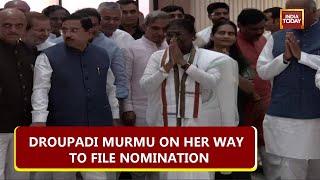 President Election 2022: PM Modi, Amit Shah Accompany Draupadi Murmu To File Nomination