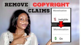 How to Remove Copyright Claim on your YouTube Videos using your Mobile Phone|Andriod and IPhone