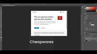How to fix this non-genuine Adobe app has been disabled 100% working