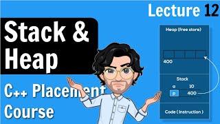 12. Stack & Heap | C++ Placement Course