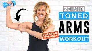 20 Minute Toned Arm Workout For Women Over 50 | Bye Bye Bat Wings Today!