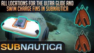 Ultra Glide fin and Swim Charge fin Databox Locations in Subnautica (EVERY LOCATION)