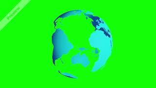 Rotating Globe VFX Green Screen Film Making free video