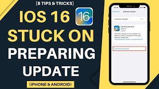 How To Fix iOS 16.5 Update Stuck On Preparing Update On iPhone