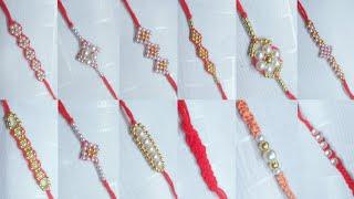 12 Unique Rakhi Making Ideas At Home / Rakhi Making Tutorial /  Rakhi / Handcraft / Handmade 