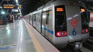 Delhi Metro blue line journey Vaishali to Nirman vihar