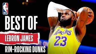 BEST Of LeBron James Rim-Rocking DUNKS | NBA Career