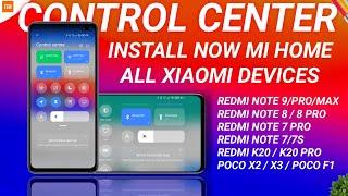 OFFICIAL - MIUI 12 NEW CONTROL CENTER UPDATE FEATURES | MIUI 12 TRICK, ADD MI HOME IN CONTROL CENTER