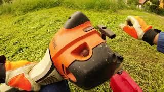 Egy óra kaszálás ahogy én látom|One hour real mowing in my perspective with stihl fs-460 brushcutter
