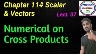 Numerical On Cross Products @Physics Solutions RK