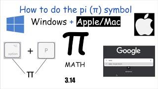 How to Write the π (pi) Symbol on Mac and Windows (Easy Shortcut)