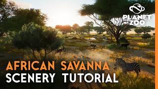 CREATING A SAVANNA IN PLANET ZOO- Tutorial