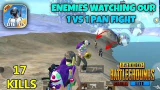 Enemies Watching Our 1 VS 1 Epic Pan Fight | PUBG Mobile Lite