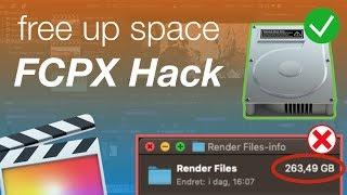 How to Delete Render Files in Final Cut Pro X // FCPX Hack