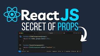 MASTER the SECRET of React JS Props | Props in ReactJS | React JS tutorial | Learn React Js Fast