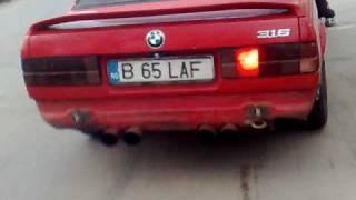 Red Laf E30 V8  new exhaust M3 Style
