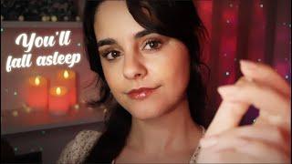 ASMR  Blink & Close/Open your eyes Instructions  Positive affirmations & Hand movements