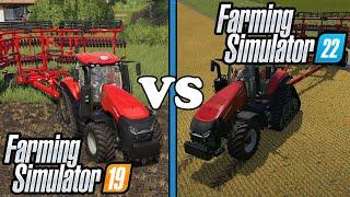 FARMING SIMULATOR 19 VS FARMING SIMULATOR 22 - PORÓWNANIE GRAFICZNE!!!