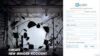 How To Create New iRender Account | iRender Cloud Rendering