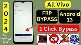 BOOM2024 Without PC:- All Vivo Android 13 Frp Bypass New Security | All Vivo Google Account Bypass