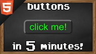 Learn HTML buttons in 5 minutes ️