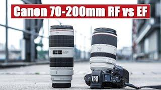 Canon RF 70-200mm f/2.8L vs EF 70-200mm f/2.8L MK III | bestes Canon Teleobjektiv überhaupt? [4K]