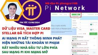 Pi Network| Dữ Liệu Visa Master Card Stellar Đã Tích Hợp Pi