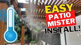 HOW TO Install Patio Misters // DIY Quick & Easy!