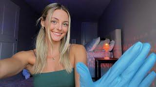 ASMR | Face Sculpting Session | Molding Your Perfect Features with My Hands | Latex Gloves