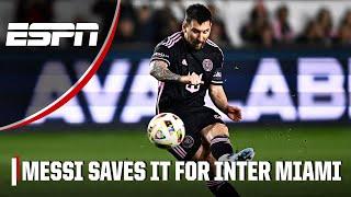  LIONEL MESSI EQUALIZES IT FOR INTER MIAMI IN STOPPAGE TIME!