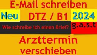 DTZ / B1 | Brief schreiben | einen Arzttermin verschieben und einen neuen Termin machen