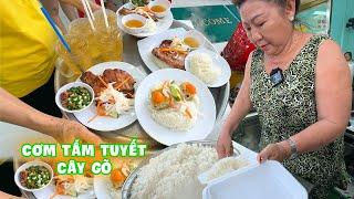 Cơm tấm Tuyết Cây Gõ nổi tiếng Sài Gòn bán tốc độ như được lập trình sẵn -Vi Na TV