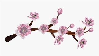 Flower Branch Design - Corel Draw Tutorial