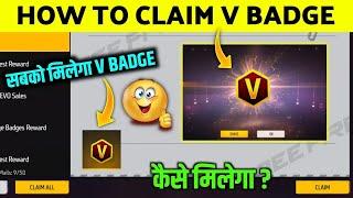 Free V Badge Trick For Everyone || How To Get V Badge In Free Fire - Garena Free Fire Max