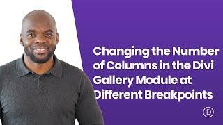 Changing the Number of Columns in the Divi Gallery Module at Different Breakpoints