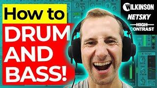 HOW TO DRUM AND BASS (LTJ Bukem, Wilkinson, Netsky, High Contrast) 