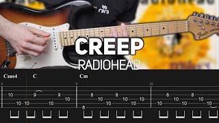 Radiohead - Creep (Guitar lesson with TAB)
