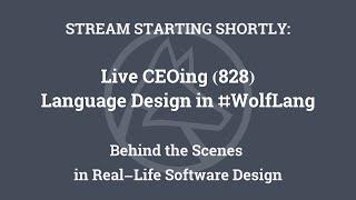 Live CEOing Ep 828: Language Design in Wolfram Language [Color From Expression and More]