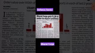 Defence Sector - Bharat Forge