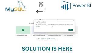 Connect MySQL Database to Power BI #sqltobi #sql #powerbi