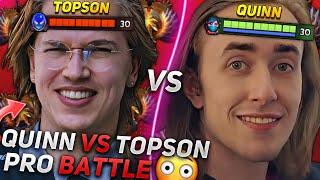 QUINN plays against TOPSON at 11K MMR | TOPSON VS QUINN