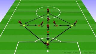 8-Man Passing Combination - Warm-Up