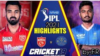 PBKS vs RR match highlights | IPL 2021 | last over highlight